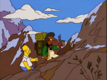 Expat Hikers Simpsons