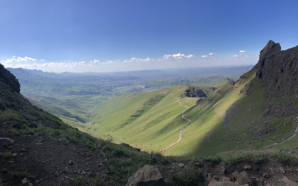 Drakensberg hiking view